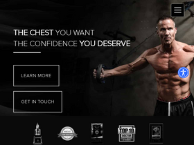 'lagynecomastia.org' screenshot