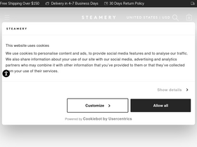 'steamerystockholm.com' screenshot