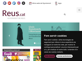 'reus.cat' screenshot