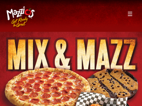 'mazzios.com' screenshot