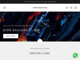 wholesalekw.com homepage screenshot