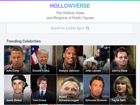 'hollowverse.com' screenshot