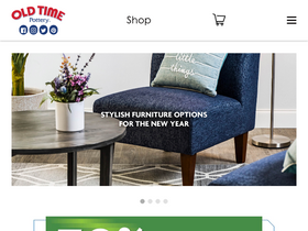 'oldtimepottery.com' screenshot
