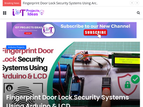 'iotprojectsideas.com' screenshot