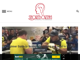 'shortboxing.com' screenshot