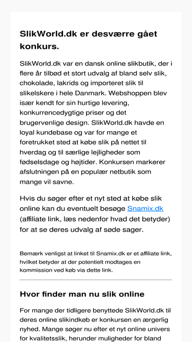 slikworld.dk