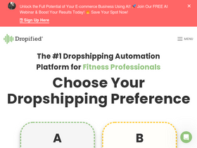 'dropified.com' screenshot