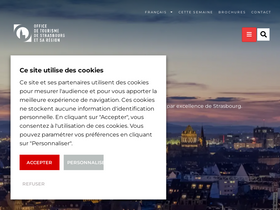 'visitstrasbourg.fr' screenshot
