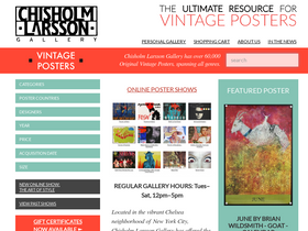 'chisholm-poster.com' screenshot