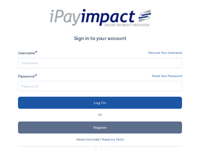 'ipayimpact.co.uk' screenshot