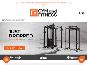 'gymandfitness.com.au' screenshot