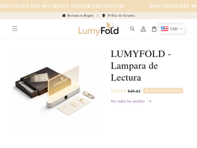 Lumyfold homepage screenshot