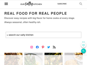 'oursaltykitchen.com' screenshot
