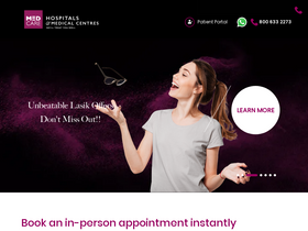 'medcare.ae' screenshot