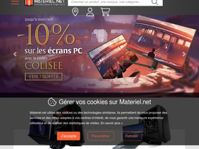 'materiel.net' screenshot