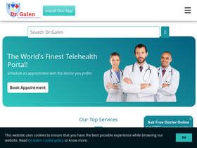 'drgalen.org' screenshot