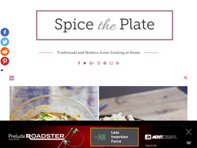 'spicetheplate.com' screenshot