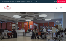 'univ-poitiers.fr' screenshot