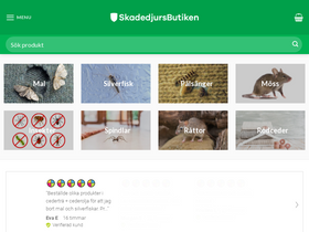 'skadedjursbutiken.se' screenshot
