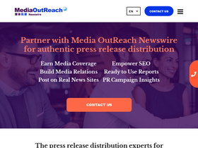 'media-outreach.com' screenshot