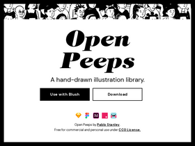 'openpeeps.com' screenshot