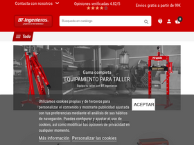 'bt-ingenieros.com' screenshot