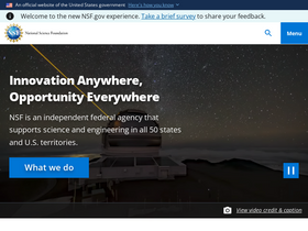 'nsf.gov' screenshot