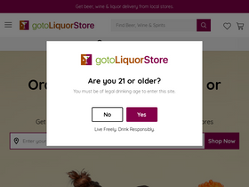 'gotoliquorstore.com' screenshot