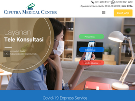 'ciputramedicalcenter.com' screenshot