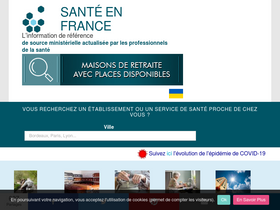 'santeenfrance.fr' screenshot
