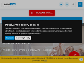 'oknostyl.cz' screenshot