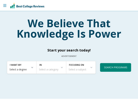 'bestcollegereviews.org' screenshot