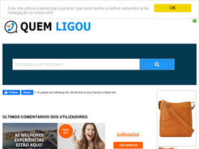 'quemligou.com' screenshot