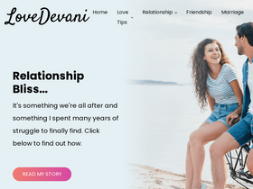 'lovedevani.com' screenshot