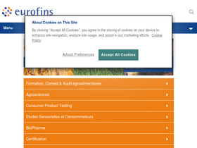 'eurofins.fr' screenshot
