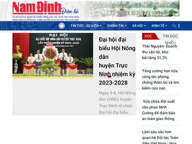 'baonamdinh.vn' screenshot