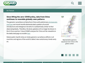 'gisaid.org' screenshot