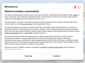 'moviezone.cz' screenshot