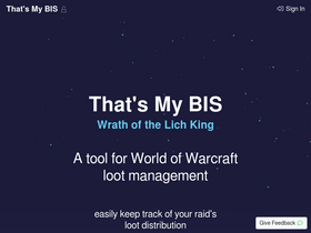 'thatsmybis.com' screenshot