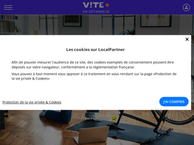 'vite-un-depanneur.fr' screenshot