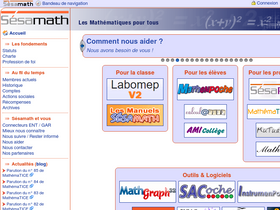 'sesamath.net' screenshot
