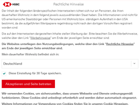 'hsbc-zertifikate.de' screenshot