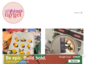 'allthingstarget.com' screenshot