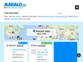 'mahalo.cz' screenshot