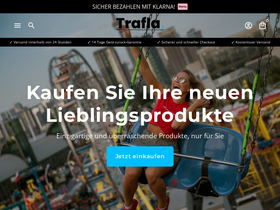 trafla.de homepage screenshot