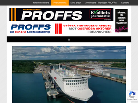 'tidningenproffs.se' screenshot