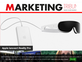 'marketingtribune.nl' screenshot