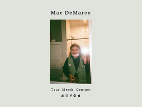 'mac-demarco.com' screenshot
