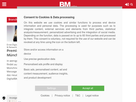 'bm-online.de' screenshot