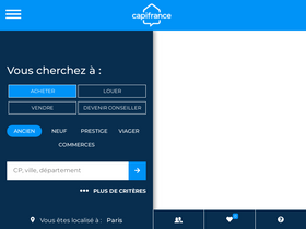 'capifrance.fr' screenshot
